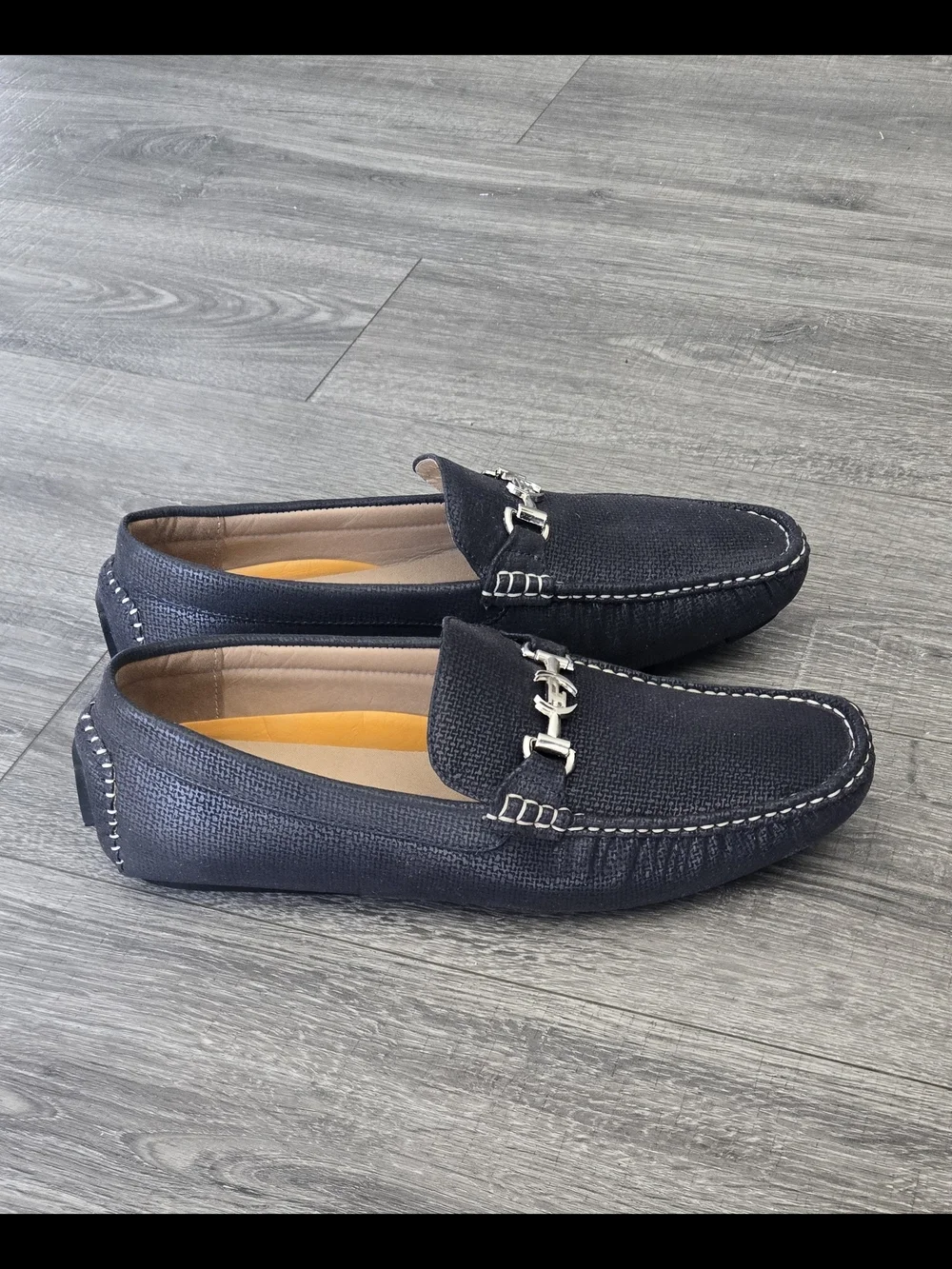 Phat Farm Comfort Tech Navy Horsebit Driving Loafers Men’s Size 13 # 694